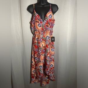 IZ Byer Women's Spaghetti Strap Dress Colorful Size‎ Small